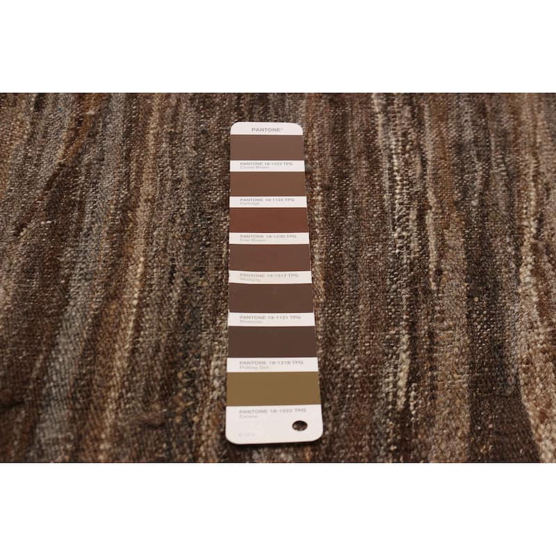 Sivas Brown Kilim 6'7" x 9'4" - 6'7 x 9'4