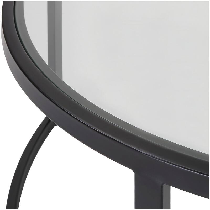 Uttermost 25190 Rhea 42" Diameter Iron and Tempered Glass Nesting