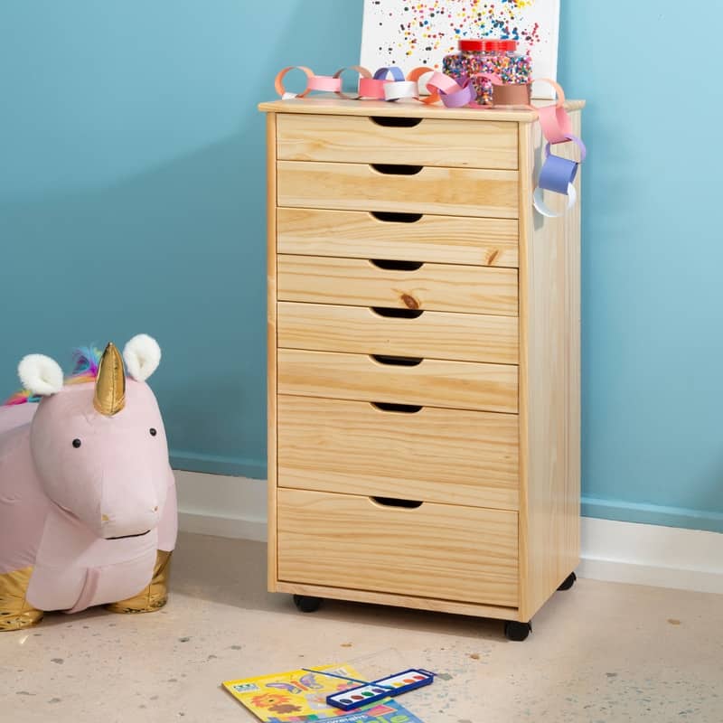 Bridgton Tall Storage Roll Cart