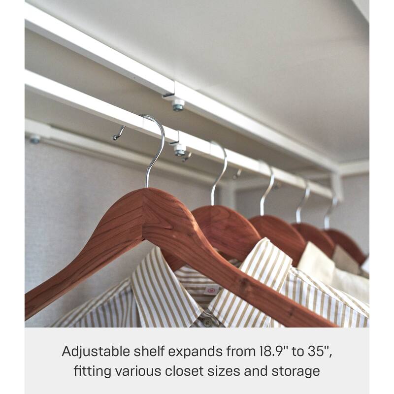 Yamazaki Home Expandable Suitcase Rack, Steel, Expandable - L 18.9 x W 36.22 x H 33.46 inches