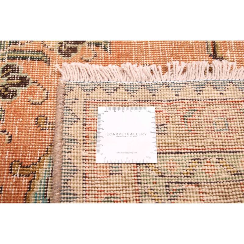 ECARPETGALLERY Hand-knotted Antalya Vintage Copper Wool Rug - 7'2 x 10'2