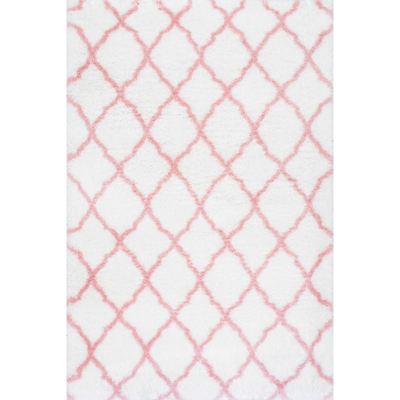 Nuloom Nelda Trellis Kids Shag Area Rug