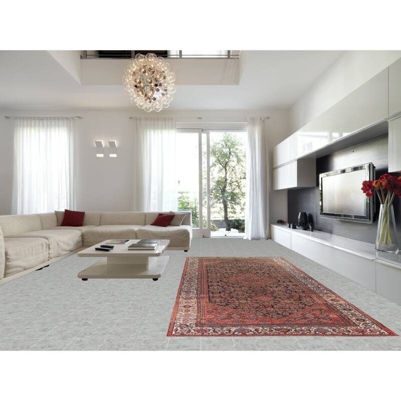 Pre-1900 Antique Malayer Persian Runner Rug Hand-knotted Wool Carpet - 6'10" x 15'7"