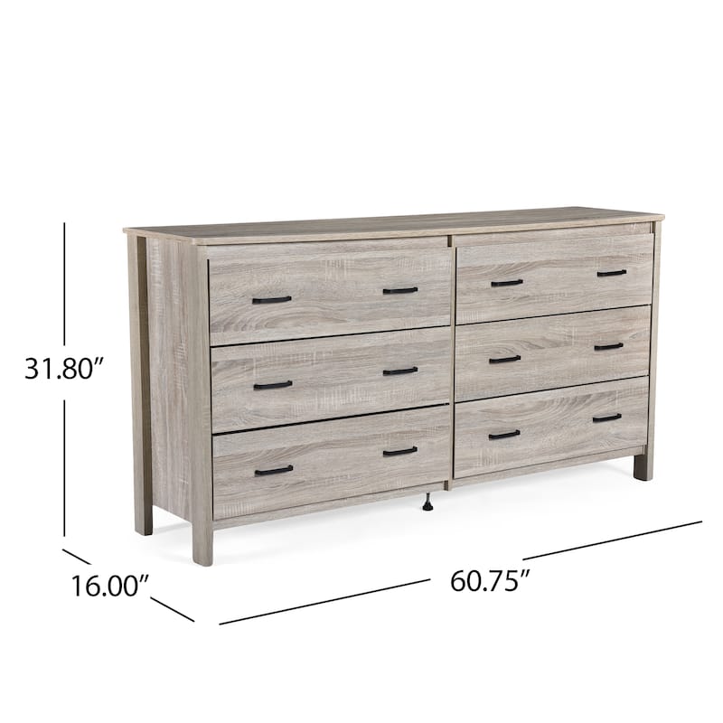 Olimont 6 Drawer Dresser by Christopher Knight Home