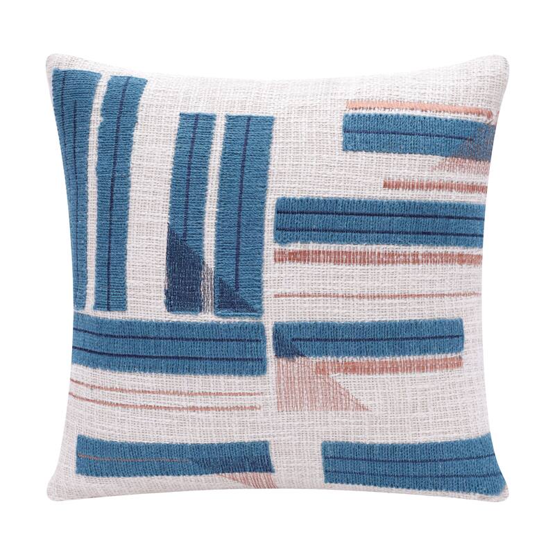 Sevita Stacy Garcia Modern Geometric Handmade Decorative Throw Pillow