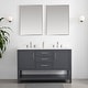 preview thumbnail 2 of 13, Sudio Design Arlo 54" Double Bathroom Vanity - 54" Double Sink