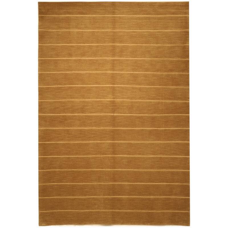 SAFAVIEH Couture Hand-knotted Tibetan Tiborne Modern Wool Rug - 3' x 5' - Beige