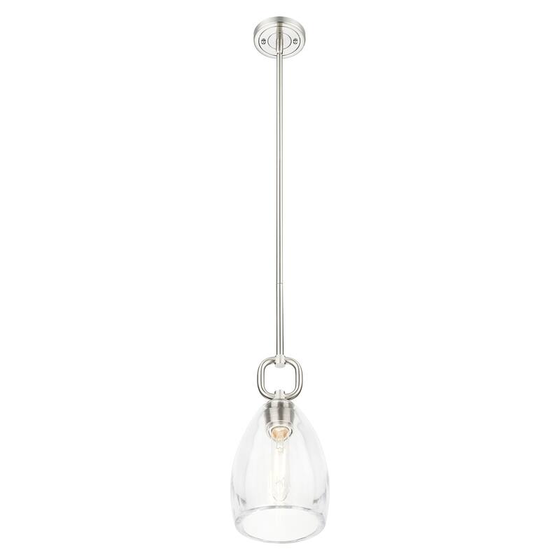 Innovations Lighting 485-1S-G485-6CL Hudson 6" Wide Mini Pendant with