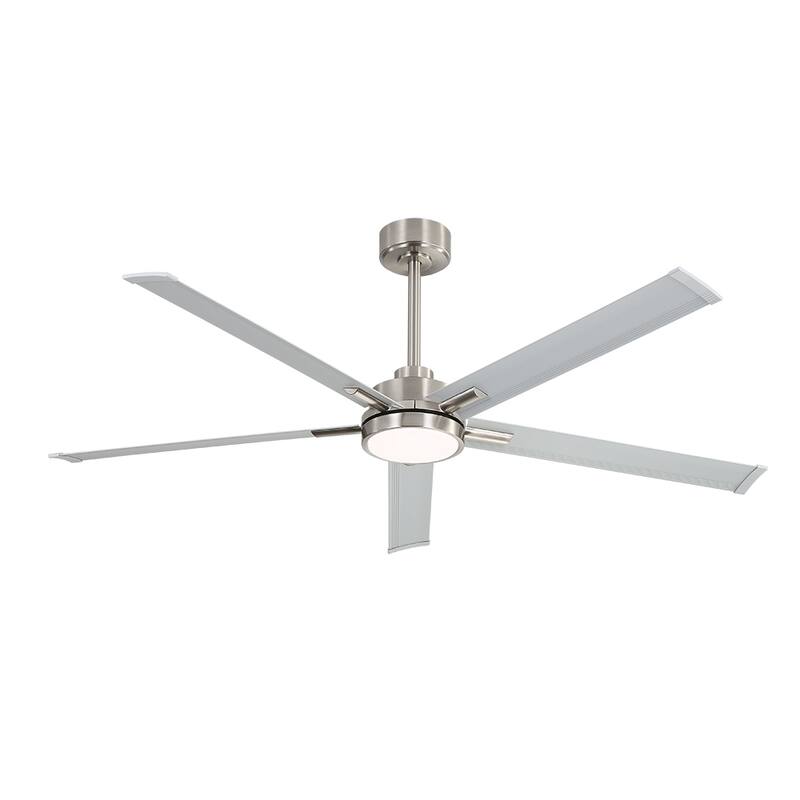 MLiAN 60 In. 5 Aluminium Blades Indoor LED Ceiling Fan with Remote, Smart Ceiling Fan - 60"