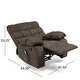 preview thumbnail 17 of 34, Blackshear Indoor Pillow Tufted Massage Recliner by Christopher Knight Home