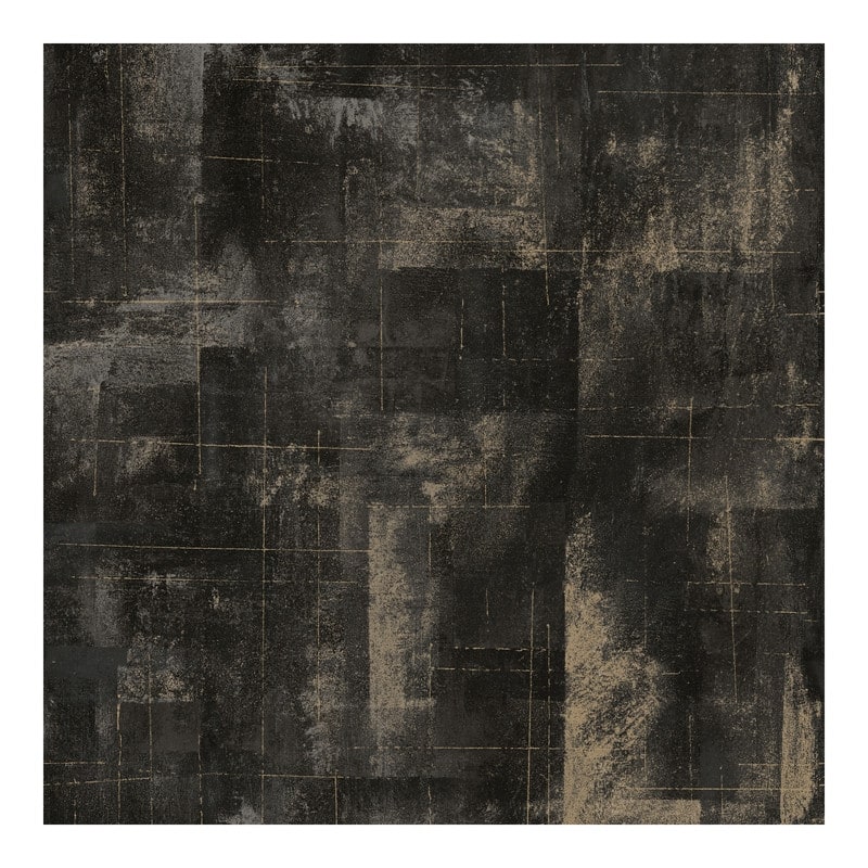 Brewster Ozone Black Texture Wallpaper - 21 x 396 x 0.025