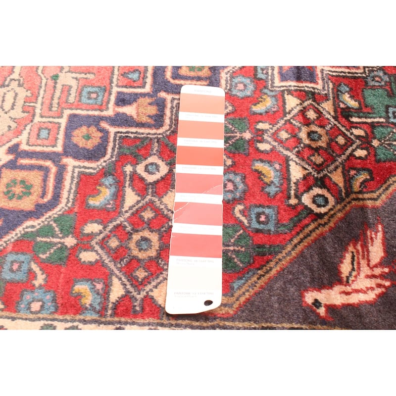 ECARPETGALLERY Hand-knotted Anadol Red Wool Rug - 3'4 x 4'11