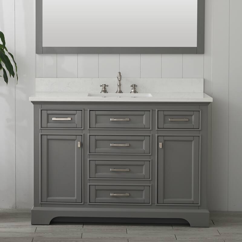 Milano 48" Single Vanity in Gray