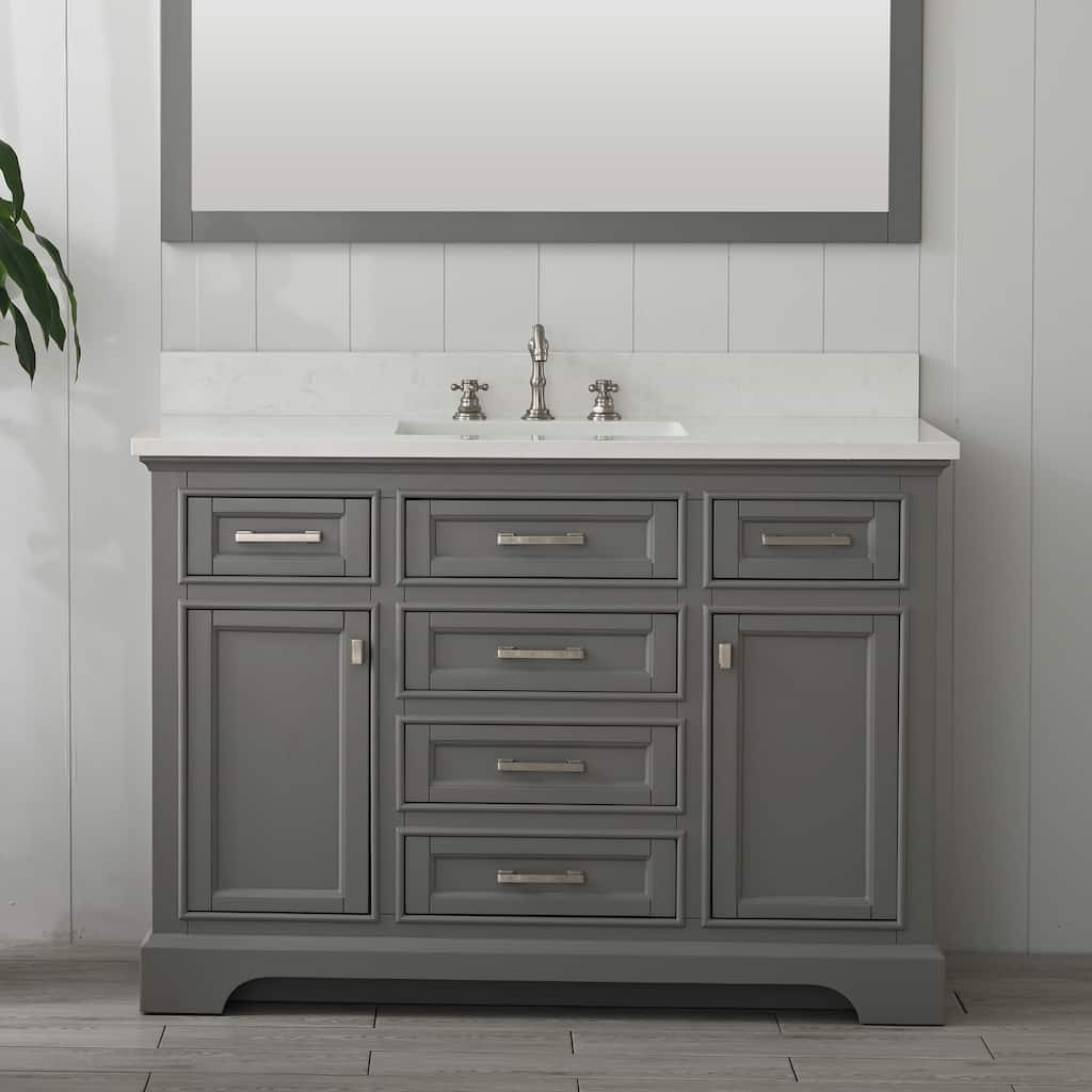 Milano 48" Single Vanity in Gray