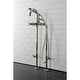 preview thumbnail 21 of 40, Kingston Brass Concord Freestanding Tub Faucet with Supply Line