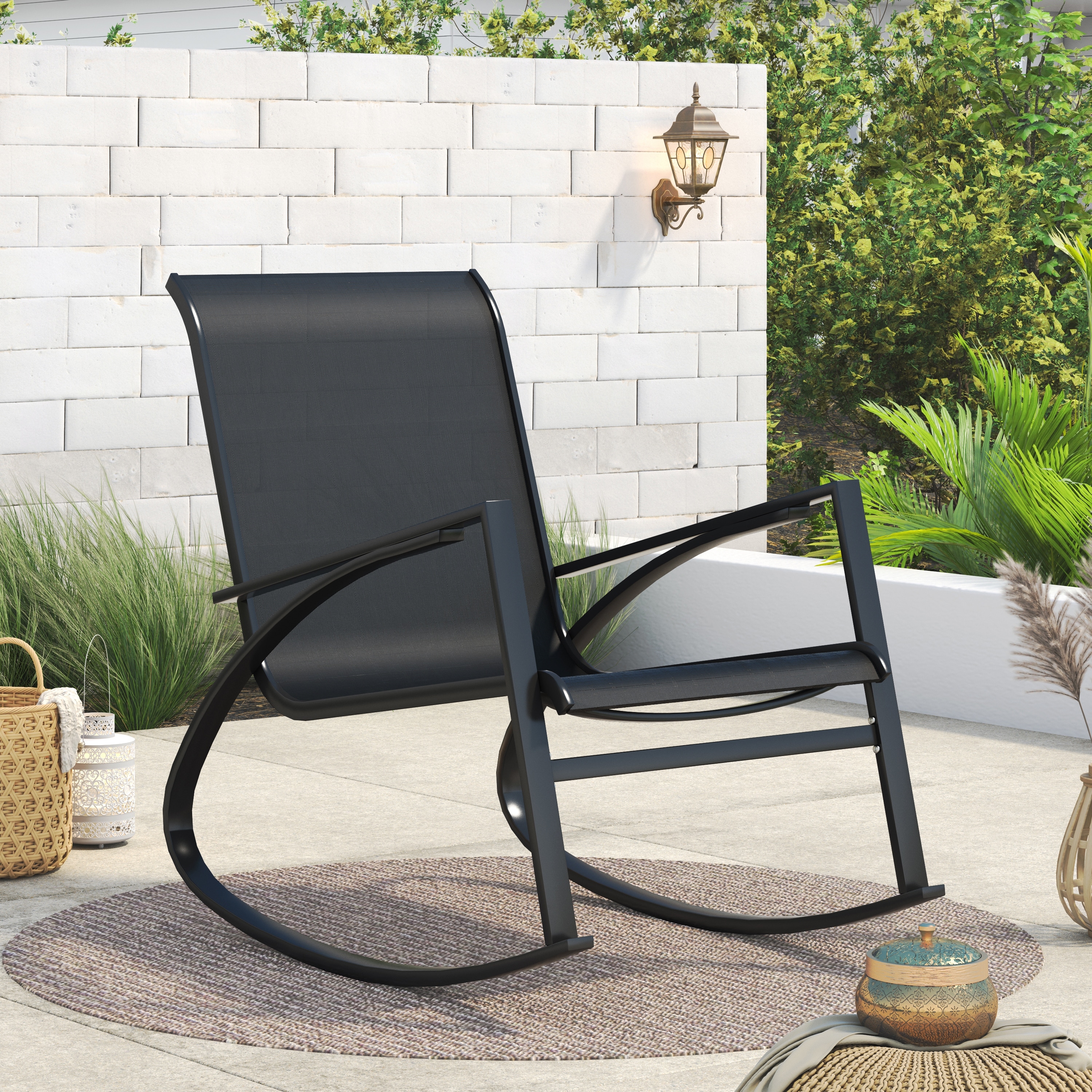 Trigg outdoor rocking discount chair