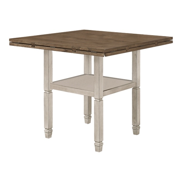 The Gray Barn Myrtle Field Nutmeg and Rustic Cream Round Counter Height Table. Opens flyout.