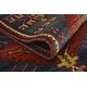 preview thumbnail 5 of 6, Noori Rug Fine Vintage Distressed Churchil Navy/Red Runner - 2'7" x 13'9"