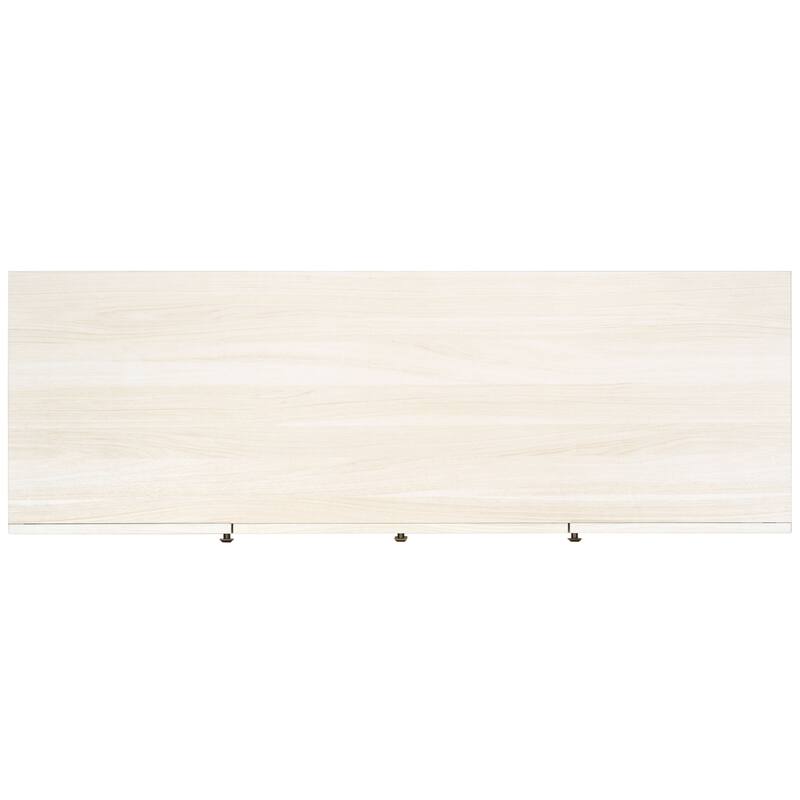 SAFAVIEH Home Piran 2 Door 3 Drawer Sideboard/Media. - 55Wx19Dx32H