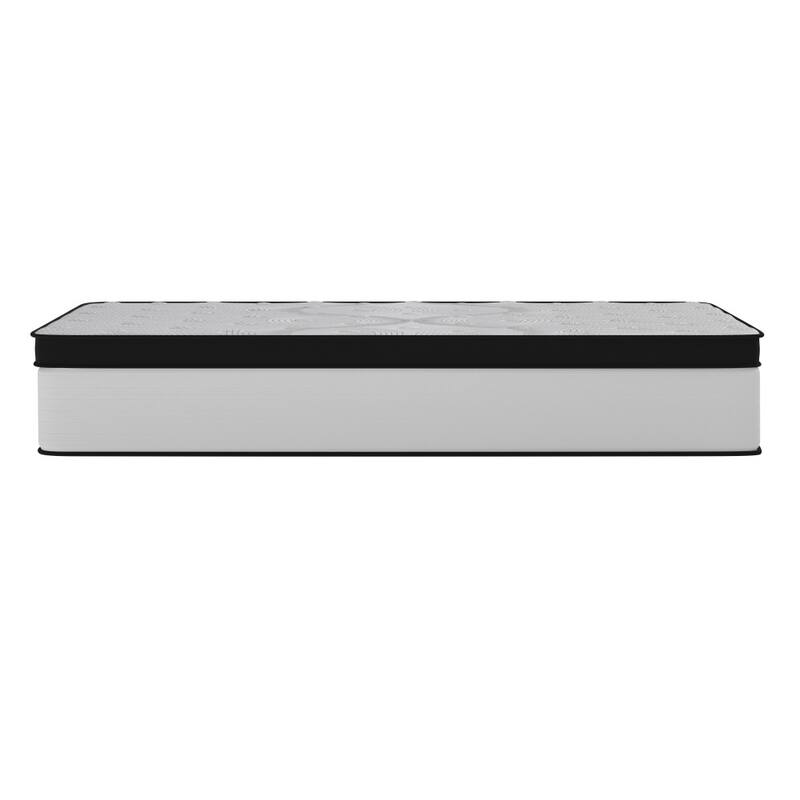 12" Hybrid Firm Pocket Spring Mattress in a Box - White