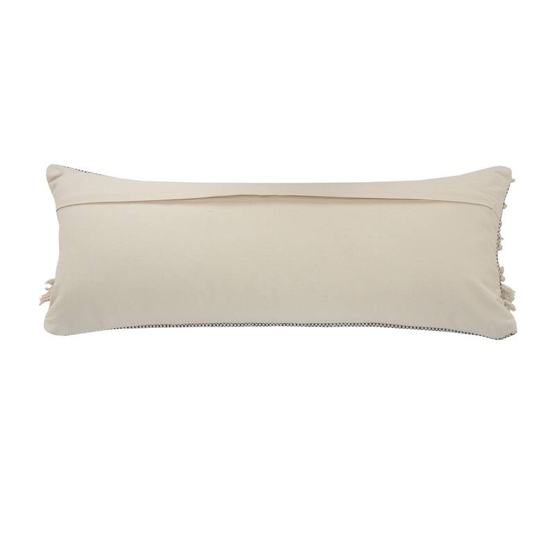 Sevita Gray Overtufted Farmhouse Indoor Throw Pillow 20 inch