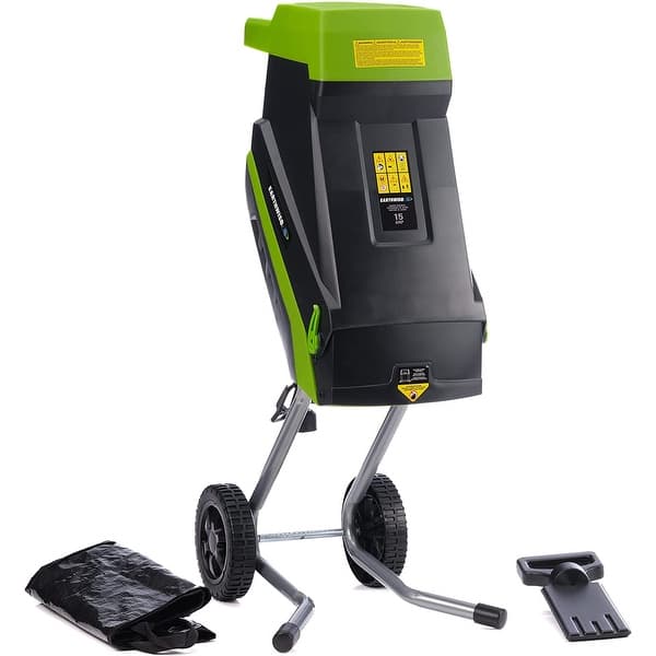 Earthwise 15-Amp Electric Corded Chipper/Shredder with Collection