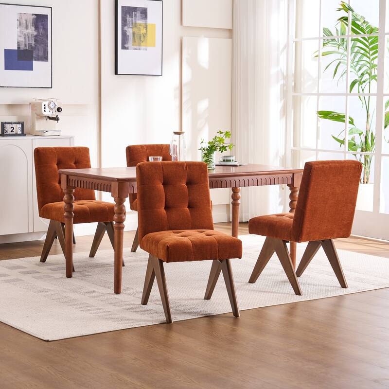 Mid Century Modern Dining Chair Set of 2
