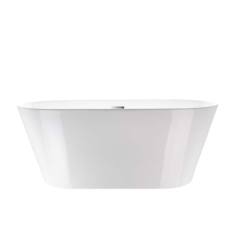 Vanity Art 59" Acrylic Freestanding Soaking Bathtub