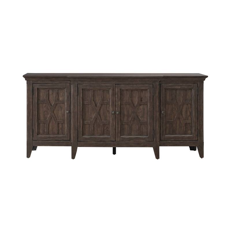 Paradise Valley Saddle Brown 76 Inch TV Console