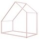 preview thumbnail 8 of 6, Twin Size House Kid Bed,Metal Twin House Bed For Kids,Pink