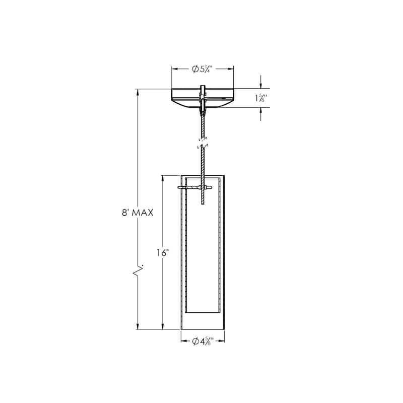 View 1-light Satin Nickel 3000K LED Pendant