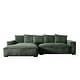 preview thumbnail 53 of 59, Transitional Luxe Upholstered Living Room Sectional 106.7 inch