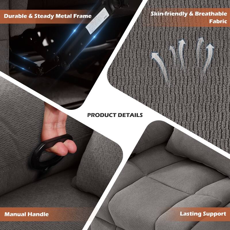 Recliner Loveseat with Cup Holders for Living Room Love Seat