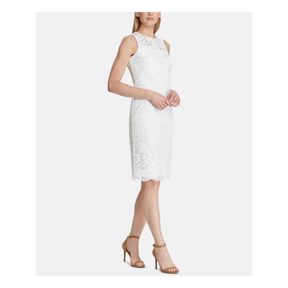 lauren white dress