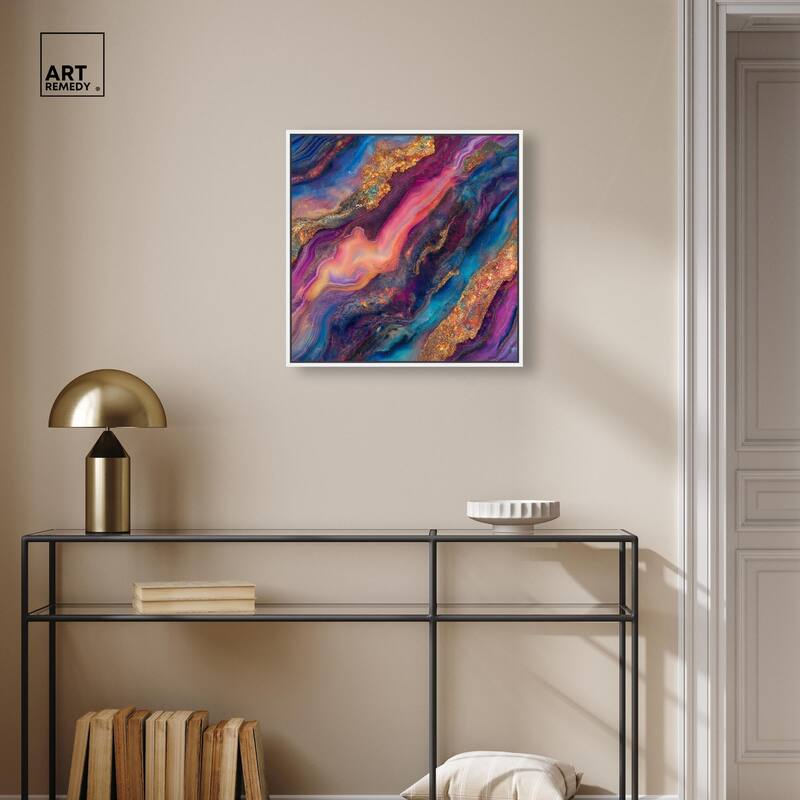 Glittering Spectrum III Canvas by Art Remedy