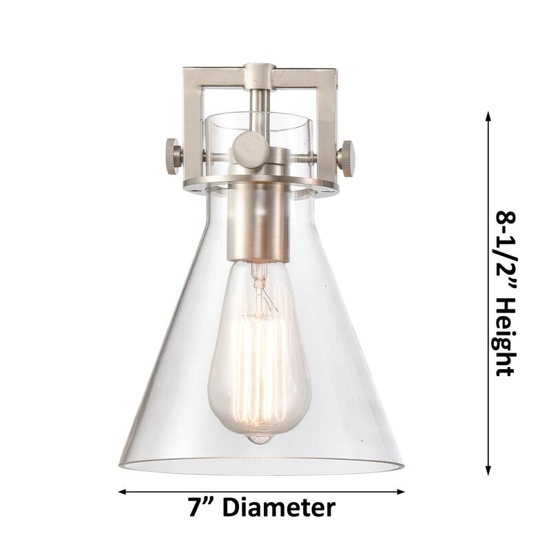Innovations Lighting 411-3W-12-27 Newton Cone Vanity Newton Cone 3