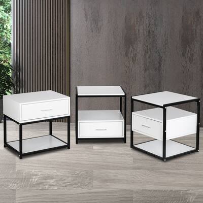 Modern And Simple Style Bedside Table Bedroom Nightstangs
