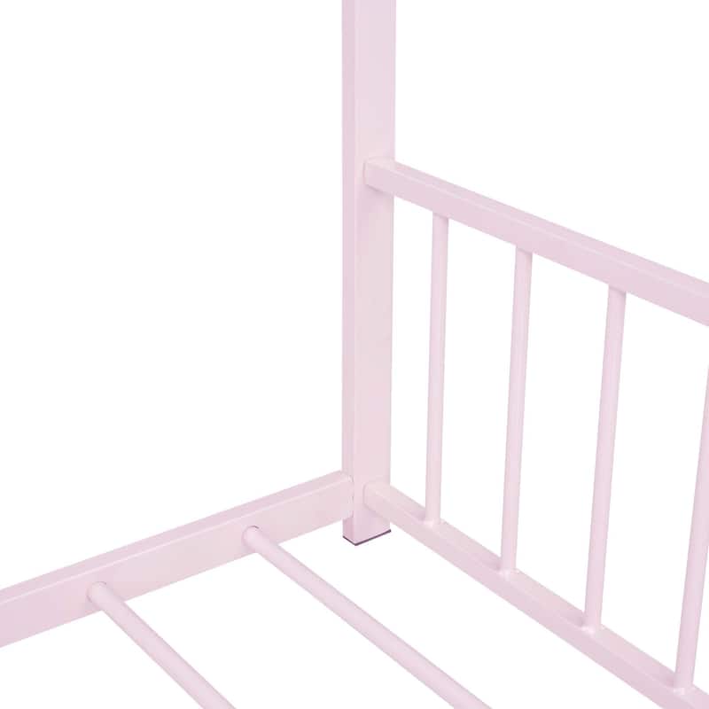 Metal House Bed for Bedroom