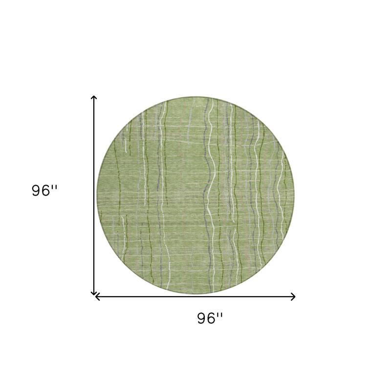 HomeRoots Striped Transitional Rectangle Outdoor Rug
