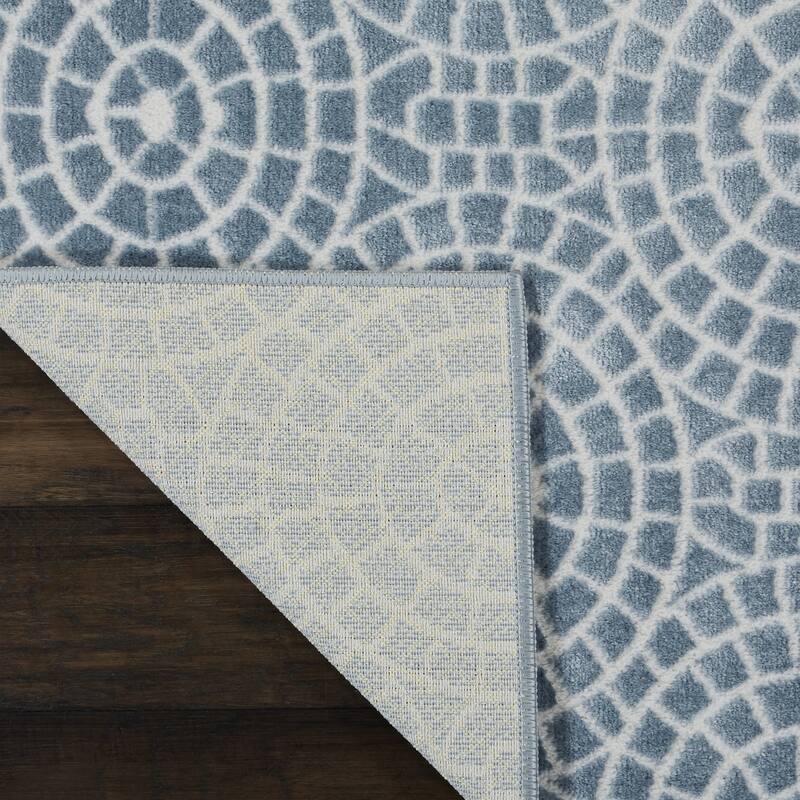 Nourison Urban Chic Modern Geometric Medallions Area Rug