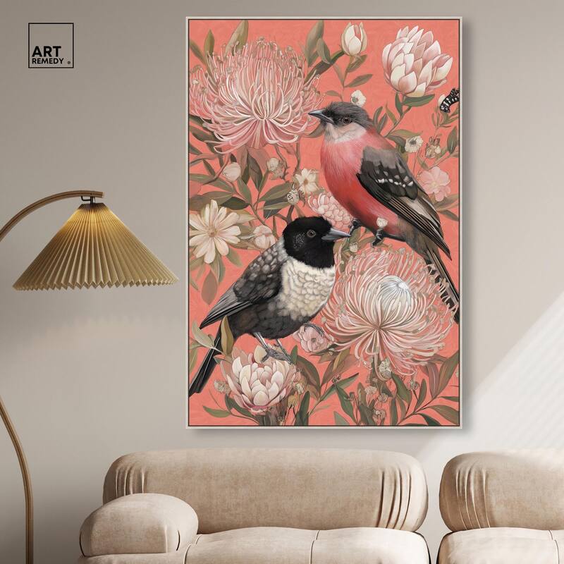 Protea Paradise Canvas by Art Remedy