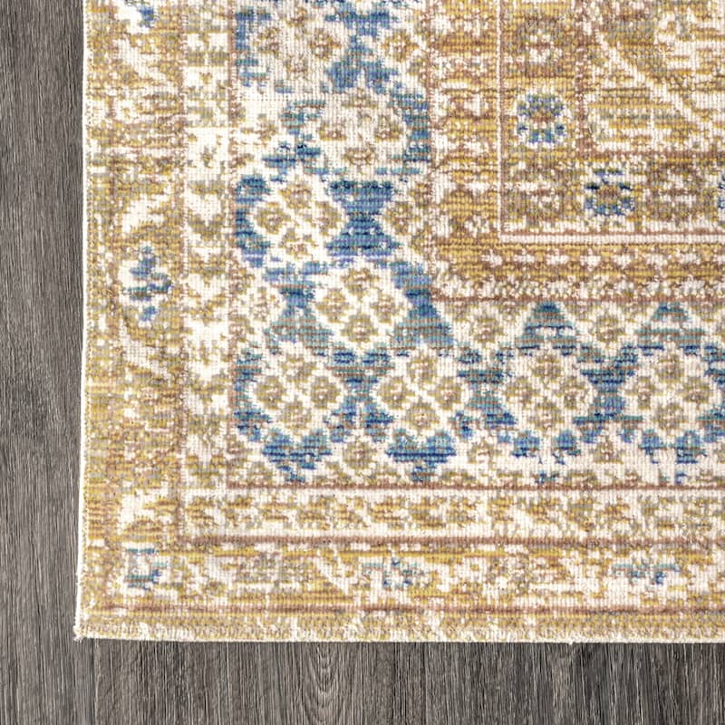 JONATHAN Y Xlendi English Country Argyle Area Rug