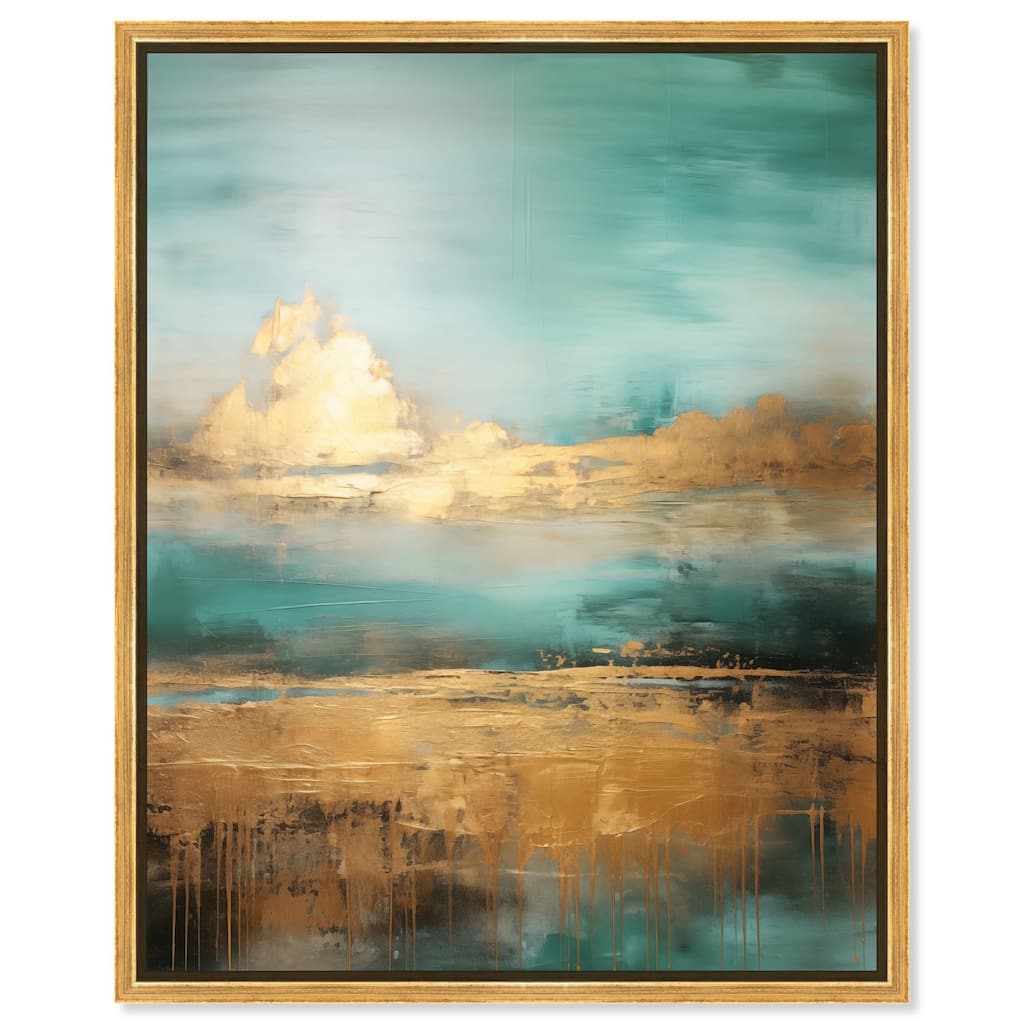 Cloudscape in Gold II Canvas by Art Remedy