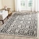 preview thumbnail 8 of 121, SAFAVIEH Handmade Cambridge Myrtis Moroccan Wool Rug 10' x 14' - Black/Ivory