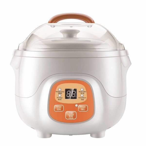 Shop Electric 0.7L Multi-Function Stew Cooker - Overstock - 31475702