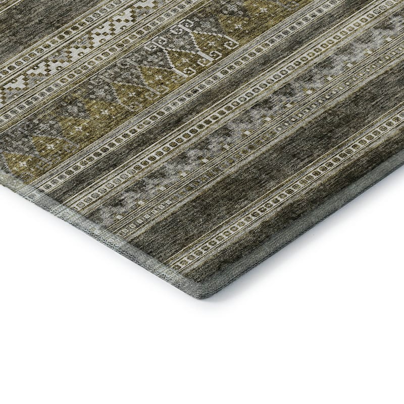 Premium Washable Super Soft Boho Stripe Mayfield Rug