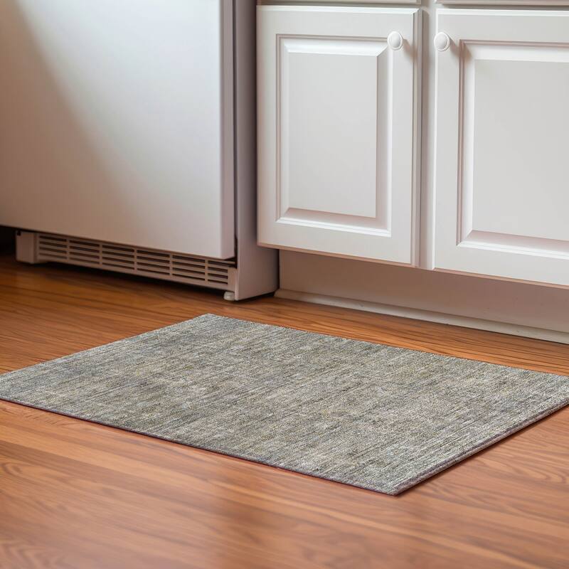 Premium Washable Super Soft Vintage Global Mayfield Rug - Taupe - 1' 8" x 2' 6" - Rectangle