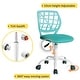 preview thumbnail 45 of 54, HomyLin Armless Home Office Task Chair Kids Desk Chair Mid-Back