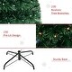preview thumbnail 16 of 32, HOMCOM 6 ft. Prelit Artificial Christmas Tree with Stand, Colored Christmas Tree