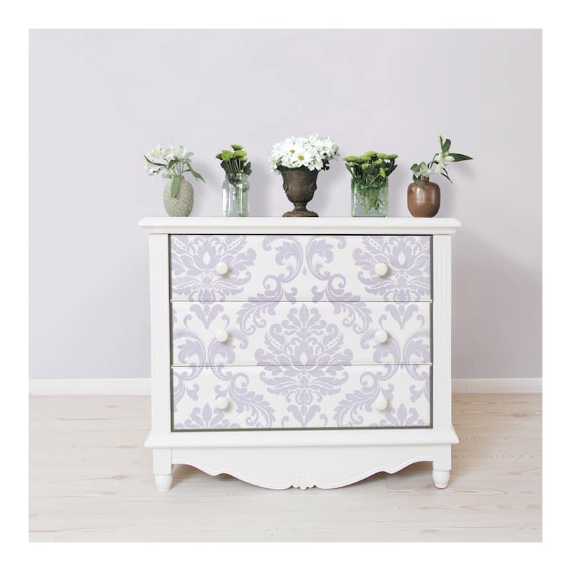 NuWallpaper Purple Ariel Peel & Stick Wallpaper - 216in x 20.5in x 0.025in